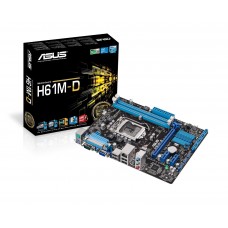 Asus H61M-D LGA1155 Micro ATX Motherboard 